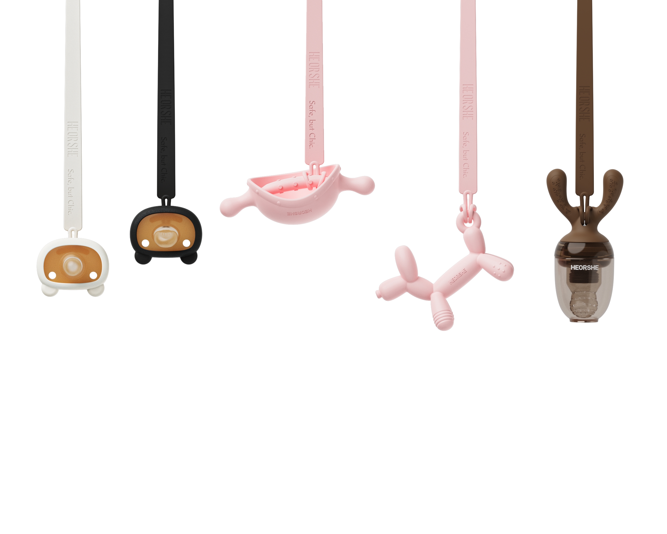 HeOrShe Pacifier Chain